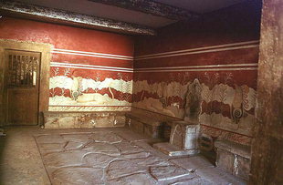 La Salle du Trône, Knossos