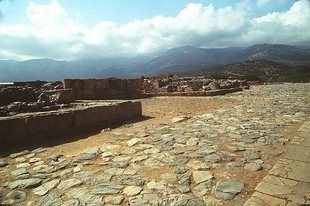 The West Court of the palace, Malia