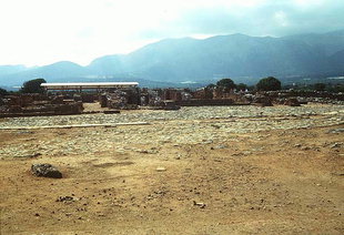 The West Court of the palace, Malia
