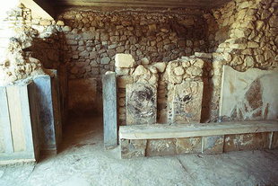 Die Innere Kammer und Tür zu einem kleineren Raum, Agia Triada