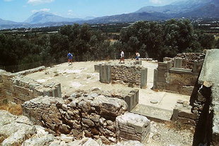 The reception hall of the West Wing, Agia Triada