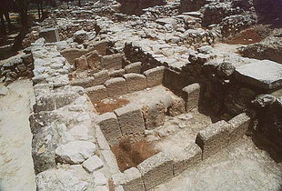 The chests where the famous Disk of Festos was found, Festos