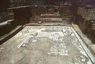 Le parquet à mosaïque du temple d'Asklipios s, Lissos