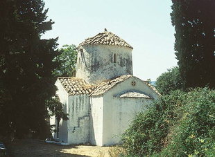 La chiesa di Agìa Paraskevì nei pressi di Assomaton, Àmari