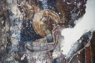 A fresco in Agios Theodoros Church in Amari