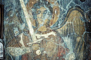 A fresco in Sotiras Christos Church in Kefali