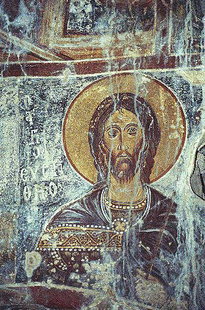 Une fresque dans l'église d'Agios Georgios, Vathi