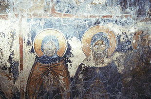 A fresco in Agia Paraskevi Church, Hondros