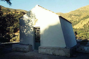 Die byzantinische Agia Paraskevi-Kirche, Voutas