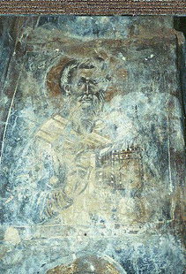 Μια τοιχογραφία στην εκκλησία της Παναγίας στη Σκλαβοπούλα