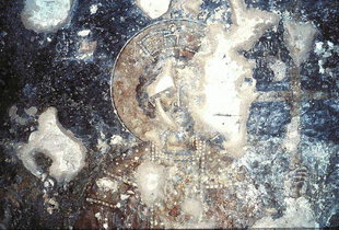 A fresco in Agii Pateres Church, Ano Floria