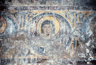 A fresco in the church of Sotiras Christos, Tzevremiana