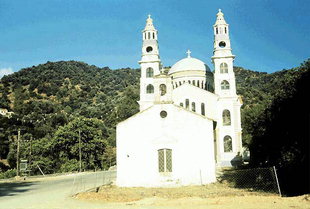 Die byzantinische Panagia-Kirche, Meskla