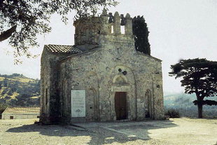 The Byzantine cruciform church of the Panagia in Lambini