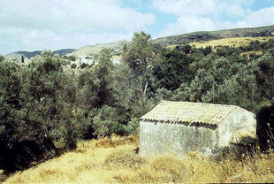 Die byzantinische Agios Georgios-Kirche, Lambini