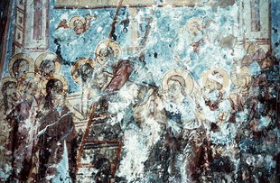 A fresco in Sotiras Christos Church, Kissos
