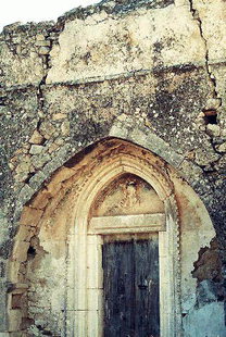 Le portail de l'église de la Panagia, Monohoro