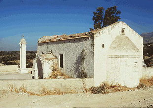 Die byzantinische Panagia-Kirche in Monohoro