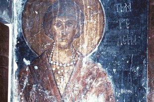 A fresco in the church of Agios Nikolaos, Vizari