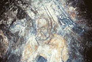 Une fresque dans l'église d'Agios Nikolaos, Vizari