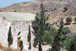 L'église Byzantine des Agii Theodori dans d'Agios Kirilos