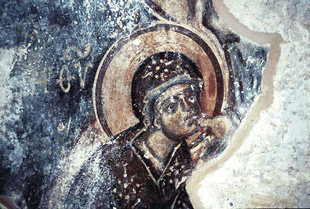 Une fresque dans la Rotunda à Episkopi