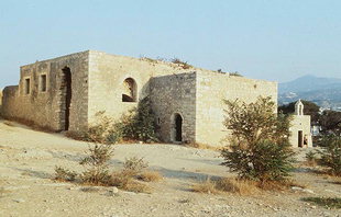 The presumed palace of the bishop in the Fortezza, Rethimnon