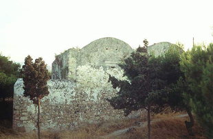 Die unidentifizierten Gebäude auf der Fortezza, Rethimnon