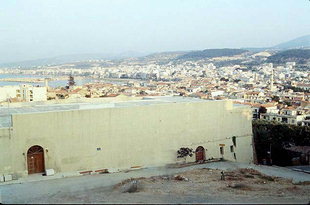 The Turkish addition to the Fortezza, now the Archaeological Museum, Rethimnon