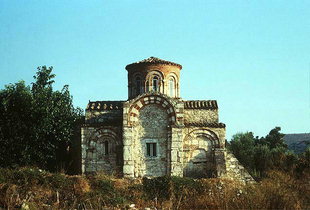 Die byzantinische Agios Dimitrios-Kirche, Pigi