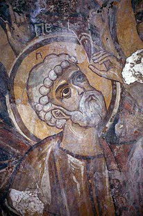 A fresco in Astratigos Church in Kardaki