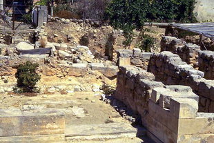 The Minoan palace excavation in Arhanes