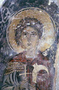 Fresko in der Agios Dimitrios-Kirche, Agios Dimitrios