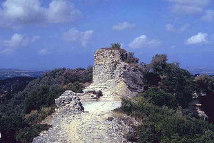 The Roman tower in Eleftherna