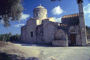 Die byzantinische Agios Georgios-Kirche in Kalamas