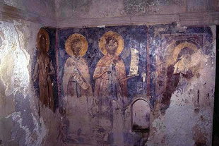 Frescos in the Panagia of Drakonero, Prinos