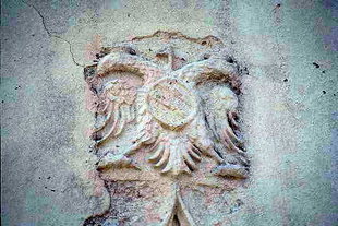 A detail of Agios Georgios Church, Kamariotis