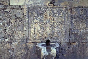 The fountain in the Halepa Monastery