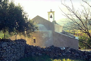 Die byzantinische Agios Ioannis-Kirche in Fourni