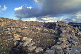 The fortress-like Minoan villa in Hamezi
