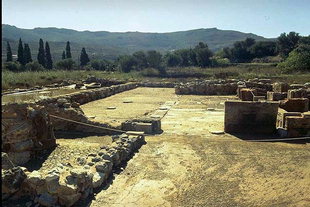 Die Haupthalle im Westflügel, Zakros