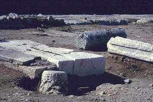 Überreste der Basilika aus dem 5. Jhdt. in Limin Hersonisou