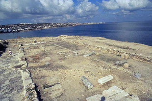 La basilica del V secolo a Limin Hersònisou