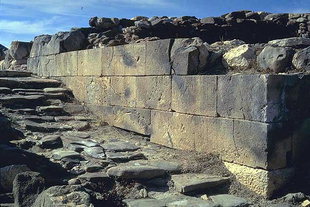 The steps from the Minoan town to the villa, Mirtos