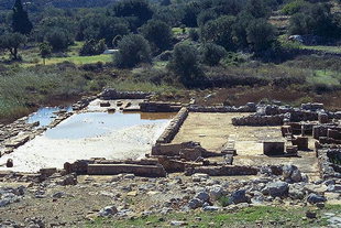The Central Court and West Wing of the palace, Zakros