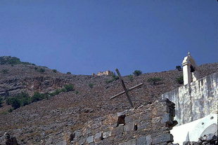 Türkische Festung mit Blick auf Agia Roumeli