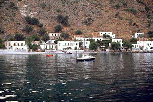 The anchorage in front of Loutro