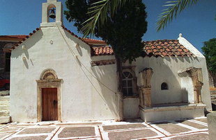 Die byzantinische Agios Athanasios-Kirche in Lithines