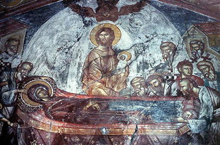 The Dormition of the Virgin in the Panagia Church in Kapetaniana