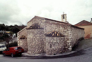 The Byzantine church of the Panagia in Panagia